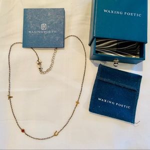 Waxing Poetic mini charm necklace